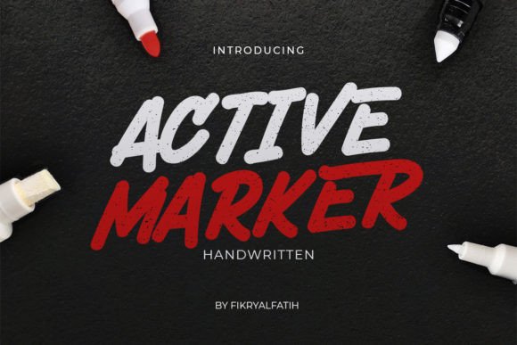 Active Marker Font for Authentic Handwritten Web Design