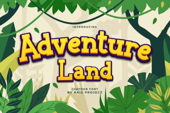 Adventure Land Font for Creative Makers and Designers