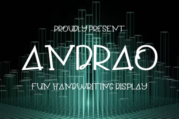 Andrao Font: A Modern Display Typeface for Web Designers