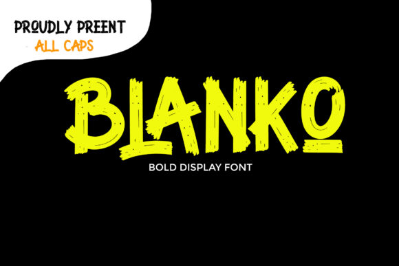 Blanko Display Font Review for Creative Projects