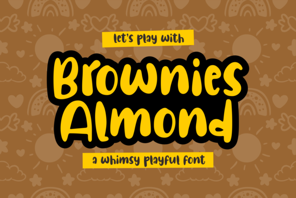 Brownies Almond Font for Sweet and Friendly Web Typography