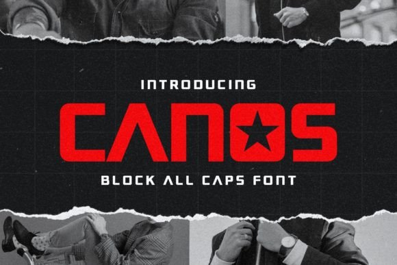 Canos Font: A Modern Display Typeface for Web Design