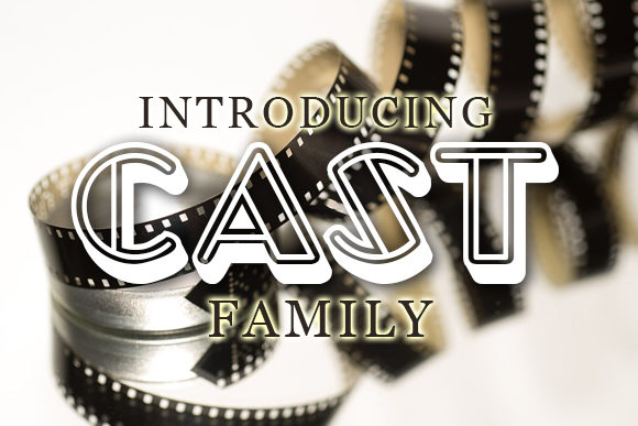 Cast Display Font for Memorable Branding and Design