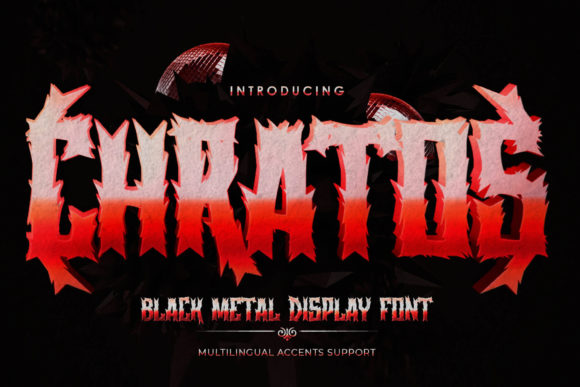 Chratos: A Bold Display Font for Editorial Design