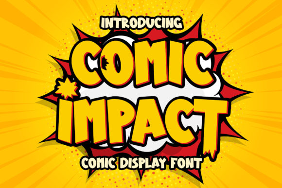 Comic Impact Font: A Bold Display Typeface for Creative Makers