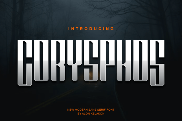 Corysphos Font: A Modern Display Type for Creative Projects
