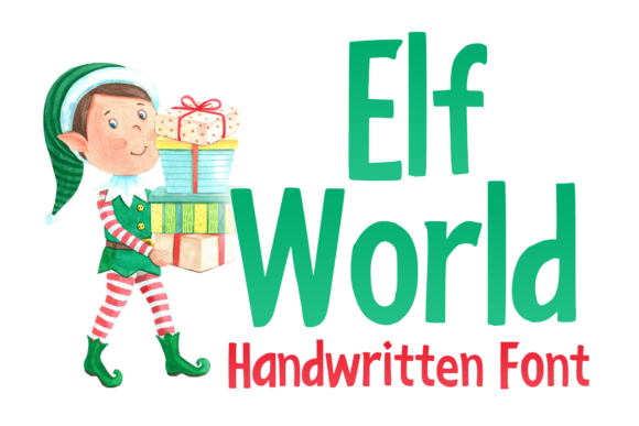 Elf World Font: A Playful Christmas Elf Typeface for Marketers
