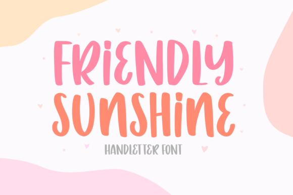 Friendly Sunshine Display Font for Digital Design Projects
