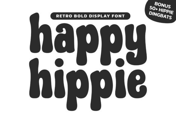 Happy Hippie Font Review: A Funky Display Typeface for Creative Projects