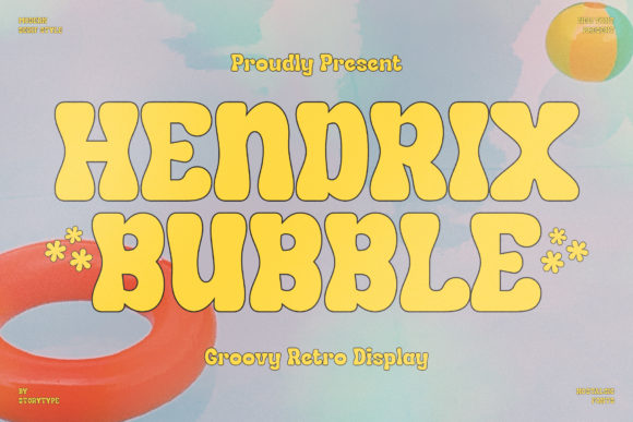 Hendrix Bubble: A Display Font for Modern and Timeless Editorial Design
