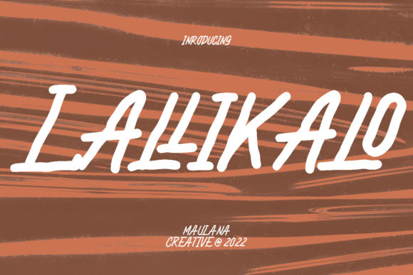 Lallikalo Font: A Display Typeface for Creative Editorial Projects