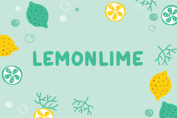 Lemonlime: A Fresh Display Font for Creative Projects