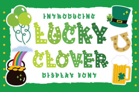 Lucky Clover Font for a Brighter Editorial Design