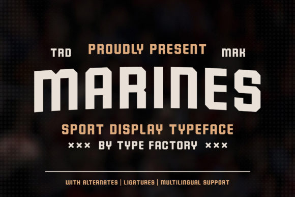 Marines Font: Bold Display Typography for Digital Branding