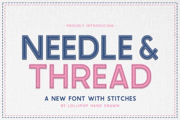 Needle and Thread: A Modern Display Font for Editorial Design