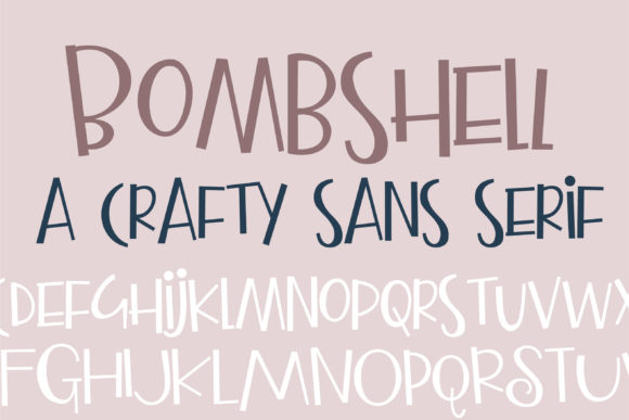 PN Bombshell: A Quirky Display Font for Creative Typography