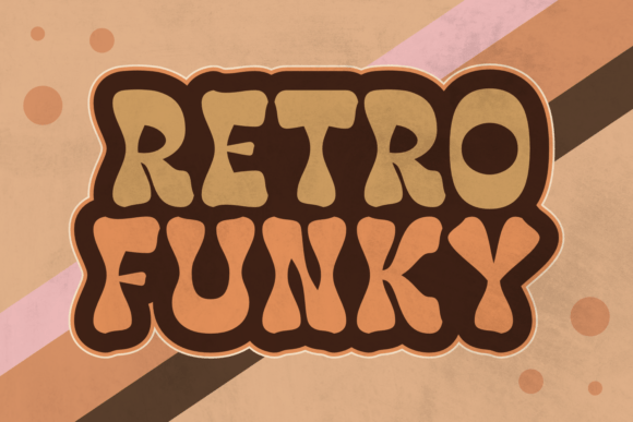 Retro Funky Font: A Playful Display Typeface for Creative Makers