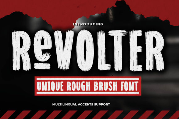 Revolter: A Signature Display Font for Creative Publishing