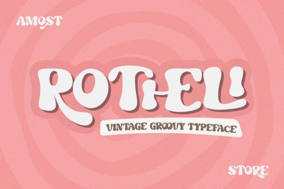 Rotheli Display Font: A Vintage Groove for Digital Branding