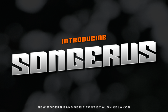 Songerus Display Font for Stronger Campaign Headlines