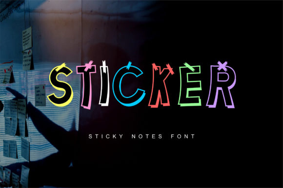 Sticker Font for Stronger Campaign Design