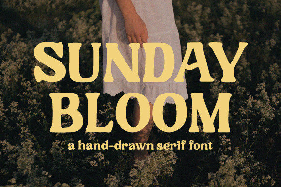 Sunday Bloom Font for Bold and Rustic Branding